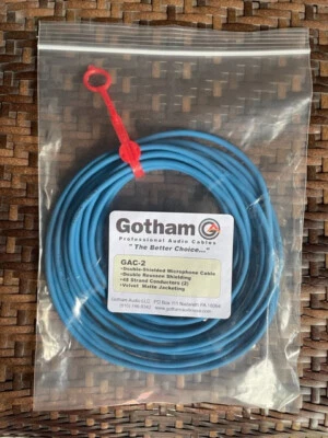 Gotham GAC-2-Microphone Cable Assembly 20 Foot - Image 1 of 2