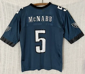 Donovan McNabb Philadelphia Eagles #5 Boy's Large Adidas NFL Green Game Jersey - Picture 1 of 5
