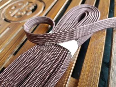 Cordón grueso de seda Ito Sageo azul profundo negro marrón para Japón Katana Tachi Wakizashi Foto 1 de 4