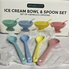 REPLACEMENT Servappetit Ice Cream Set Spoons  Porcelain / Ceramic - BRAND NEW