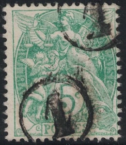 TYPE BLANC - N°111 - JOUR DE L'AN - CHIFFRE 1 x2 DANS UN CERCLE. - Picture 1 of 1