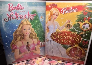 2x DVD Barbie Holiday Movies Der Nussknacker & ein Weihnachtslied mit Koffer gebraucht - Bild 1 von 4