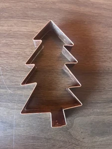 Copper Cookie Cutter CHRISTMAS TREE  6+ Inch • Heavy Gauge • EUC - Picture 1 of 5