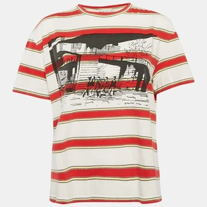 Camiseta Stella McCartney Multicolor Estampado Rayas Cuello Redondo M - Imagen 1 de 6