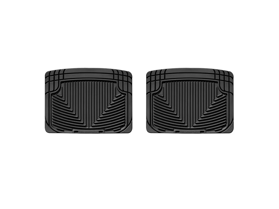 WeatherTech All-Weather Floor Mats for W20 - 2nd Row Black - Image 1 of 4
