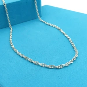 Tiffany Screw Silver Chain Necklace 46Cm Rp22 - Picture 1 of 4