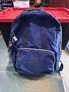 Mochila mediana azul Kipling con llavero Sven Monkey K16 - Imagen 1 de 3