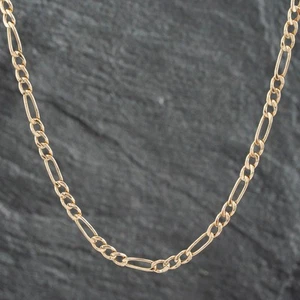 Gebrauchte Figarokette 9 kt Gelbgold 18 Zoll 41021424 - Bild 1 von 2