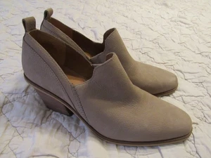 Botines Lucky Brand W talla 11, cuero gamuza simple Country Vienna color topo - Imagen 1 de 11