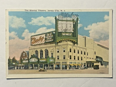 1931 Jersey City NJ The Stanley Theater Posted Postcard - Image 1 of 2