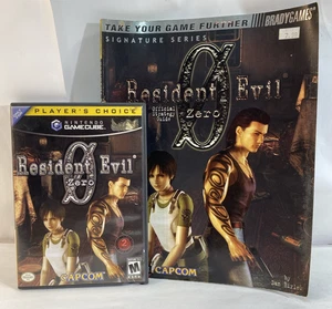 Resident Evil 0 Zero (Nintendo GameCube, 2002) With Manual and Guide - Picture 1 of 9