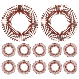 12 Pcs Unsichtbarer Haarrasurkamm Elastische Stirnbänder Haarkämme Zum Stylen - Bild 1 von 12