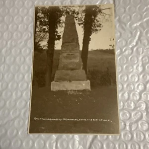 Thomas Hardy Memorial, Higher Bockhampton, Dorset. RPPC Postcard - Picture 1 of 2
