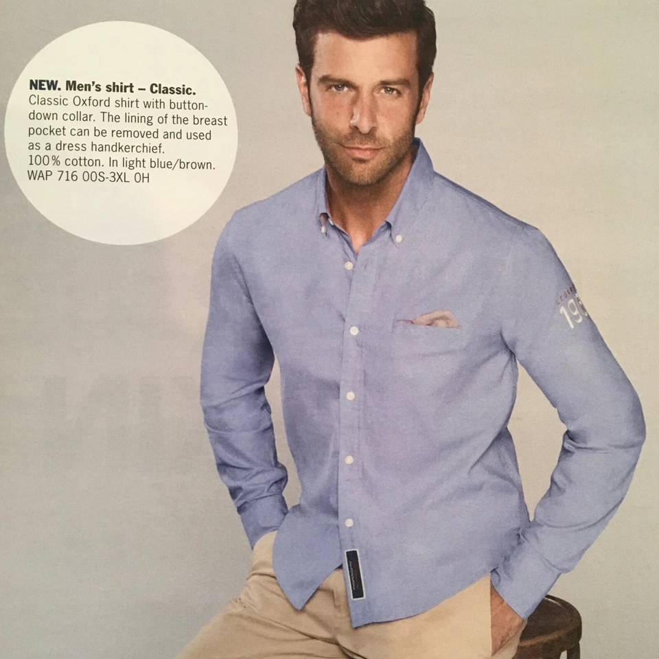 PORSCHE DESIGN MEN'S NEW CLASSIC DRESS SHIRT IN BLUE EURO=M USA=S NIBWT - Image 1 of 4