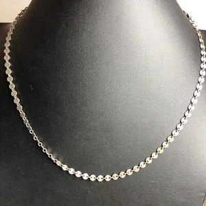 5803 SILPADA 925 Sterling Silver Oxidized mini interlocking disk necklace N1952 - Picture 1 of 3