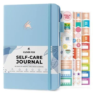 Clever Fox Self-Care Journal – Daily Reflection Notebook – Mental Health & Pe... - Picture 1 of 6