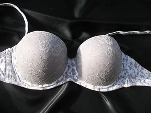 Triumph Fashion Reveal Me WDUM 70 - 85 Cup B C D Trägerloser BH Violet / Grau - Picture 1 of 8