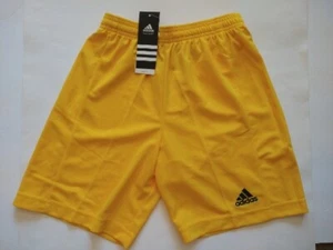 Youth Adidas Climalite Shorts Orange Size Medium Football/Soccer Drawstring NEW - Picture 1 of 11