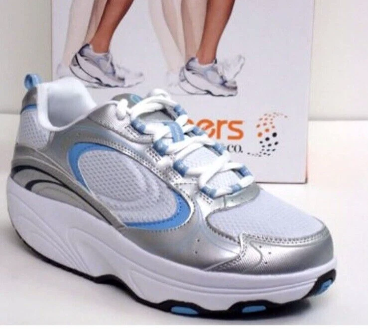 Nuevo Estilo Toners de Style & Co Mujer Zapatilla Blanco/Azul Zapatos Azul Forma Foto 1 de 4