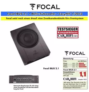 Focal ISUB-ACTIVE-2.1 INSIDE Aktiv Subwoofer + 2-Kanal Endstufe FOAKAPIA2100000 - Bild 1 von 12