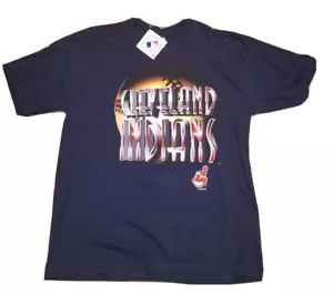 Cleveland Indians shirt 90's nwt New w/ tags sz XL Vintage Deadstock Chief WAHOO - Picture 1 of 9