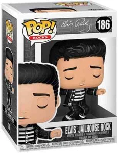 Funko Pop! Rocks 186 Elvis Presley Jailhouse Rock Vinyl Figure - Picture 1 of 1