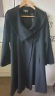 Apricot Vintage Coat Black Over Coat Size L New Without Tags 