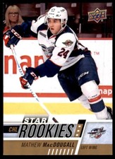 2017-18 Upper Deck CHL Mathew MacDougall Rookie Windsor Spitfires #326