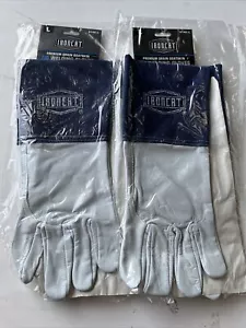 IRONCAT TIG WELDING GLOVES leather welder goatskin 6142 LARGE - Picture 1 of 1