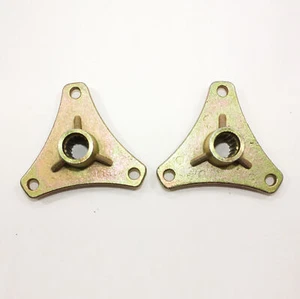 2X 3 Stud 17 Tooth Spline Wheel Rear Axle Hub 50 110cc Quad Dirt Bike ATV Buggy - Picture 1 of 3