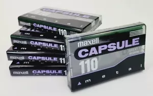 5 Neu Versiegelt Maxell Metallkapsel 110 Leer Kassette Band Vintage Japan Neu aus altem Lagerbestand - Bild 1 von 5