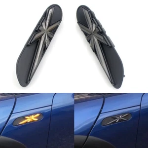 Union Jack Smoked LED Side Marker Signal Light For 02-06 Mini Cooper R53 - Picture 1 of 6