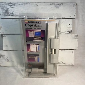 MEMOREX Copy Arm Adjustable Copy Paper Holder Pc Computer VTG 1989 | NEW /SEALED - Picture 1 of 2