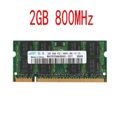 2GB / 1GB PC2-6400S DDR2 800MHz SODIMM Laptop Arbeitsspeicher RAM Für Samsung DE - Bild 1 von 4