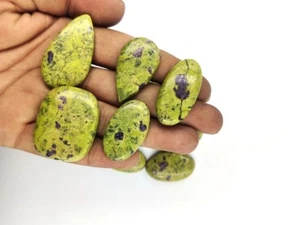 Cabochon fantasia pietra preziosa naturale Atlantisite - Foto 1 di 10