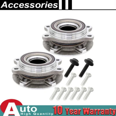 Par de conjuntos de cojinetes de cubo de rueda delantera o trasera para A4 A5 A46 A7 A8 S4 S5 S6 S7 Foto 1 de 4