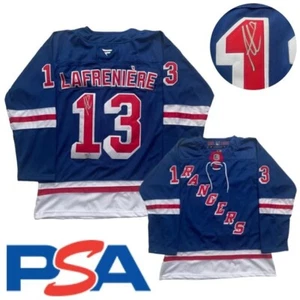 Alexis Lafreniere signed New York Rangers Trikot PSA/DNA handsigniert - Bild 1 von 6