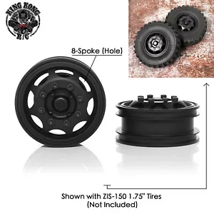 New 1.75 Metal Front Wheel for 1/12 1/14 RC Soviet ZIS-150/CA10/Tamiya Truck - Picture 1 of 10