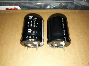 4pcs NEW GENUINE TK JAPAN LGW 100UF 400V 105C HQ LONG LIFE CAPS FOR AUDIO! - Imagen 1 de 1
