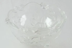 Original Waltherglas Glasschale Schale aus Glas mit Blumenmuster - Bild 1 von 2