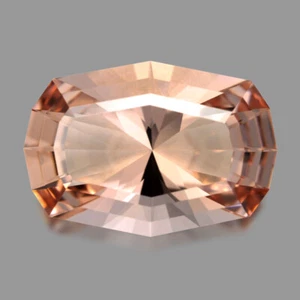 6,97 cts INCREDIBILE CUSCINO PERSONALIZZATO TAGLIO PESCA MORGANITE NATURALE - Foto 1 di 1