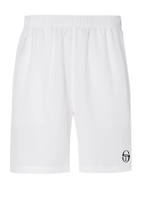Sergio Tacchini Herren - Pietro Tennisshorts x2er Pack 14,99 x1 Wh + x1 Navi SMALL