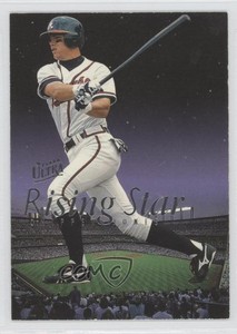 1996 Fleer Ultra Rising Stars Chipper Jones #6 HOF