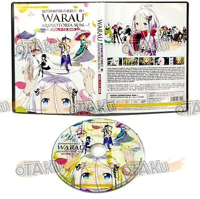 Anime DVD Warau Arsnotoria Sun! (Smile of the Arsnotoria) Vol.1-12 End Eng  Dub