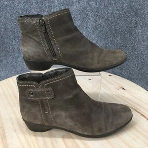 Botas Rockport para mujer 9,5 M con cremallera lateral CCR17GNQ cuero verde oscuro - Imagen 1 de 12