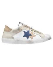 2Star Shoes Very Star Trainers Leather White/Beige