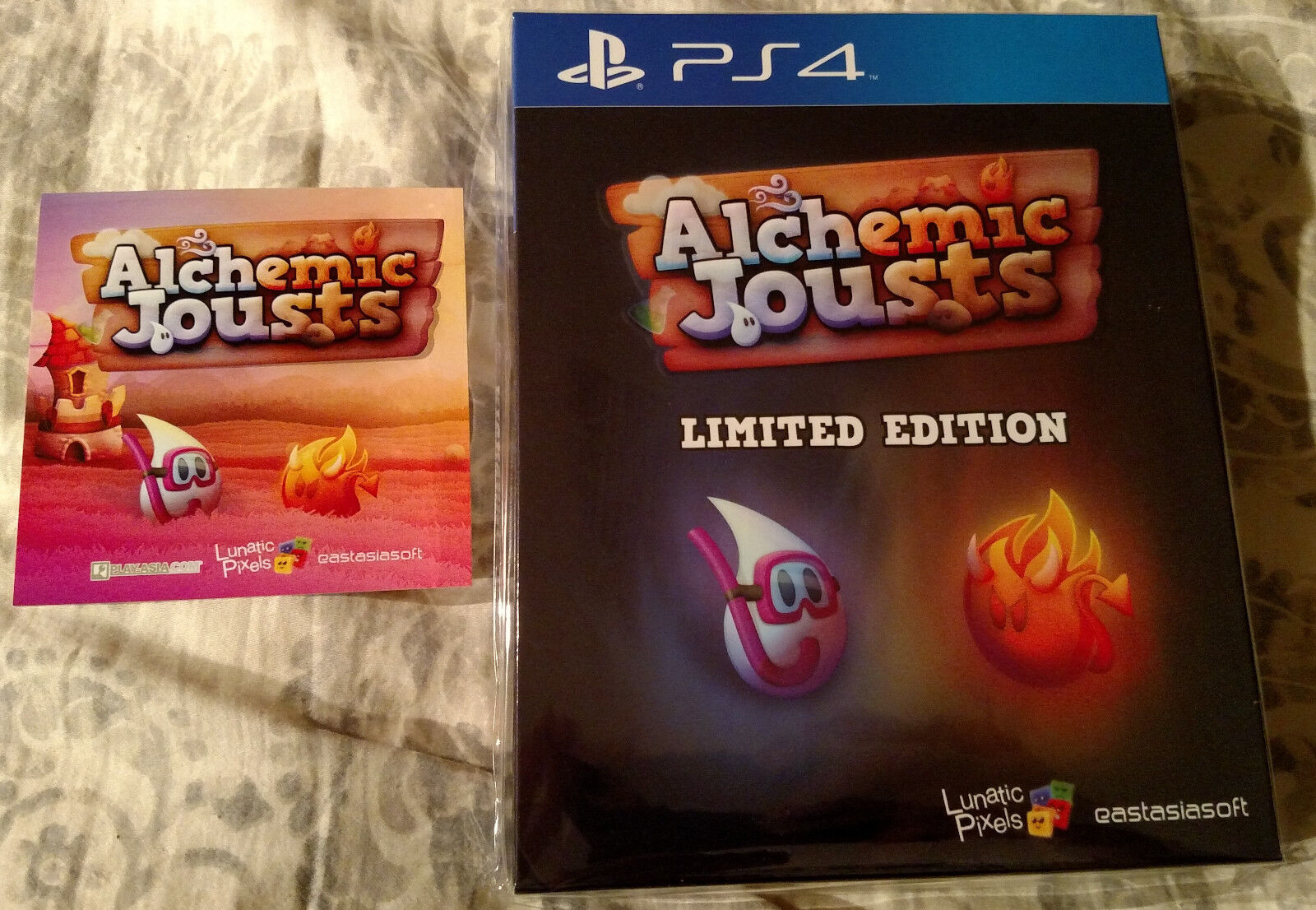 Alchemic Jousts Collector's Edition PS4 Playstation w/ Soundtrack + Sticker