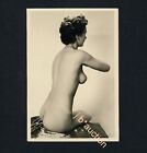 #53 Roessler Aktfoto /  Nude Woman Study * Vintage 1950S Studio Photo