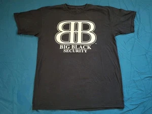Vintage Y2K Big Black Security 22s Son T-Shirt Men's Size Large MTV Rob & Big - Picture 1 of 4