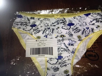 全新 女孩 尺寸 XS 3-4 Gymboree 内衣 雨天印花 Giggles Puddles TWINS? — 第 1/3 张图片